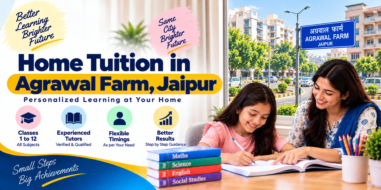 Home tuition in Agrawal Farm, Mansarovar, Jaipur - home tutor teaching a student