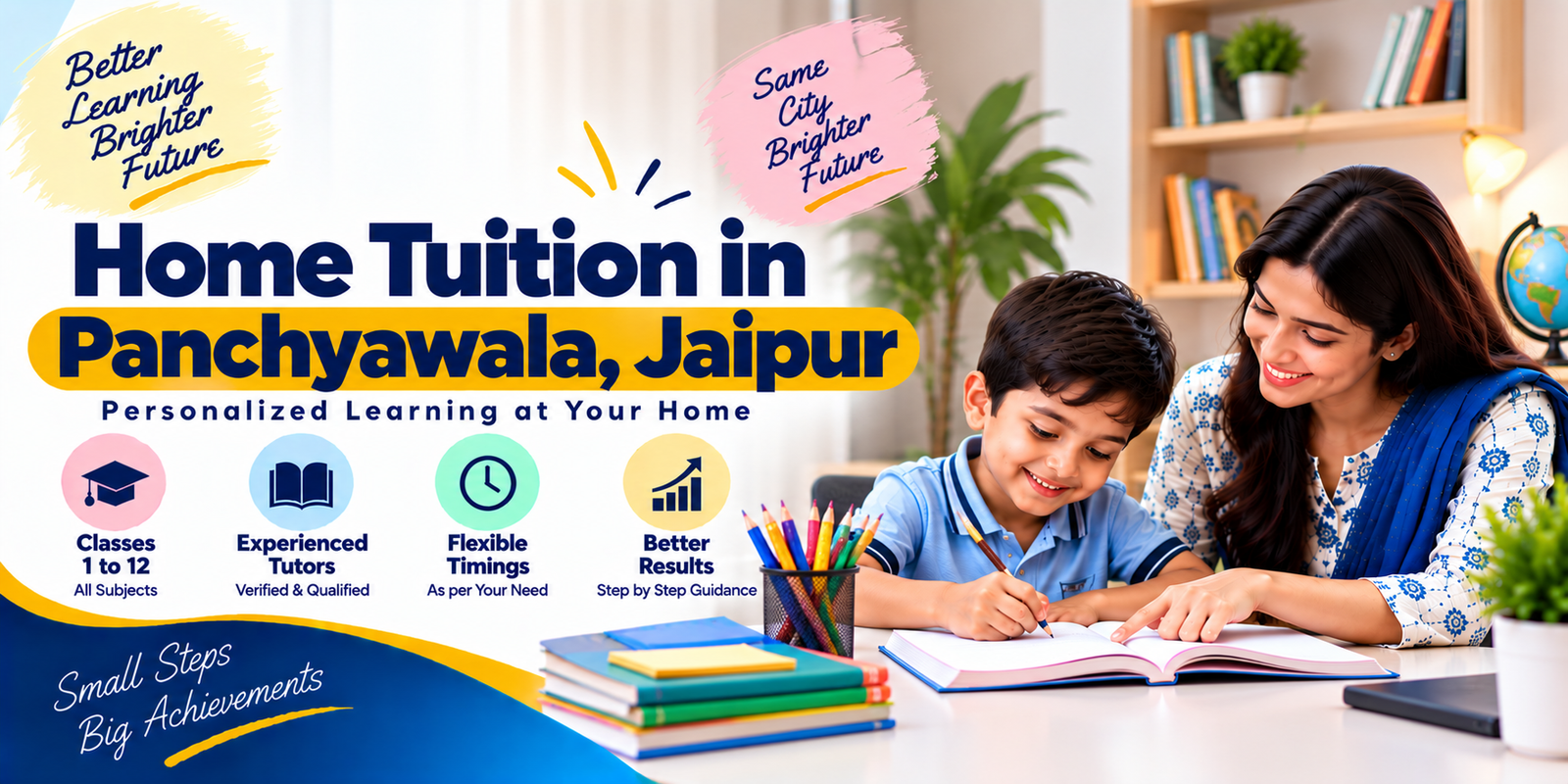 Home tuition in Panchyawala, Jaipur - home tutor teaching a student