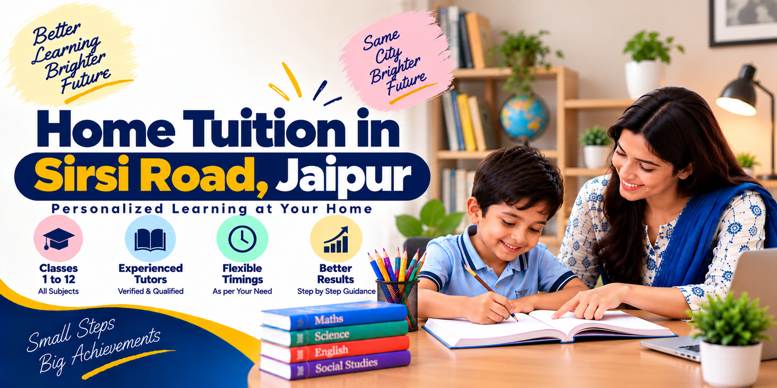Home tuition in Sirsi Road, Jaipur - home tutor teaching a student