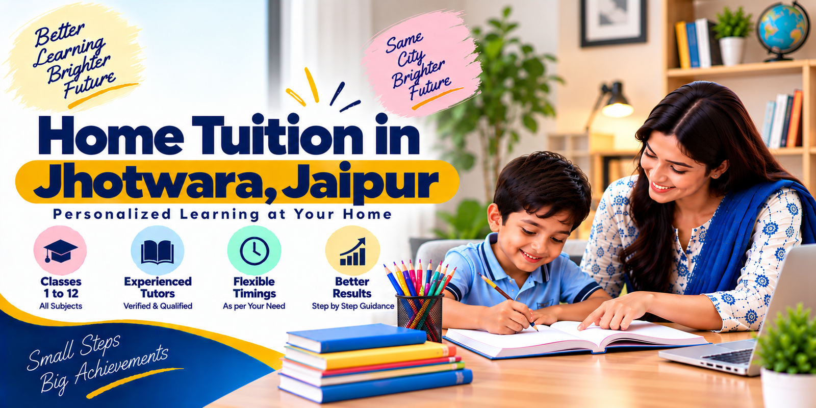 Home tuition in Jhotwara, Jaipur - home tutor teaching a student