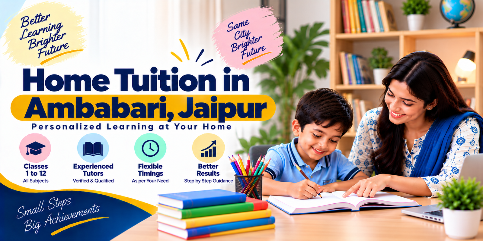 Home tuition in Ambabari, Jaipur - home tutor teaching a student