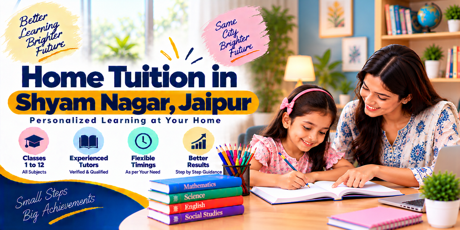 Home tuition in Shyam Nagar, Jaipur - home tutor teaching a student