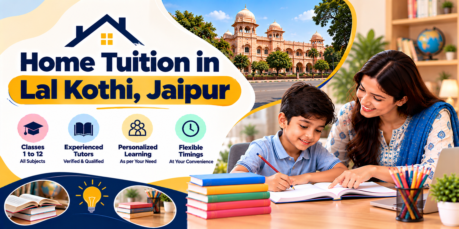 Home tuition in Lal Kothi, Jaipur - home tutor teaching a student